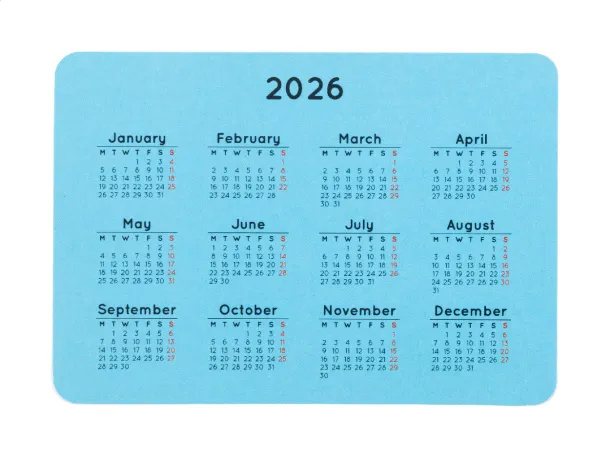 CreaDate Pocket Personalizirani džepni kalendar Bijela