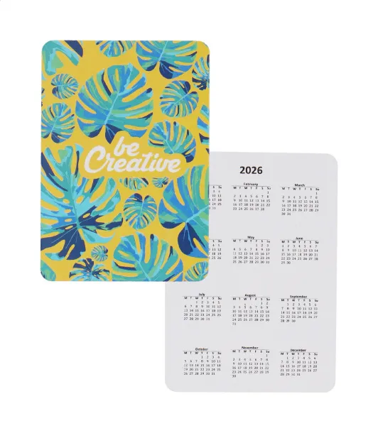 CreaDate Pocket Personalizirani džepni kalendar Bijela