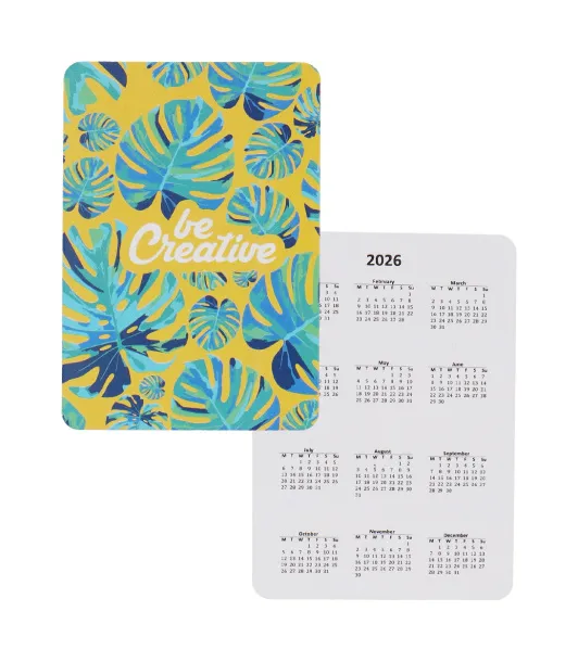 CreaDate Pocket Personalizirani džepni kalendar Bijela