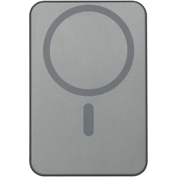 Avis 10.000 mAh RCS recycled aluminium magnetic power bank Gun metal