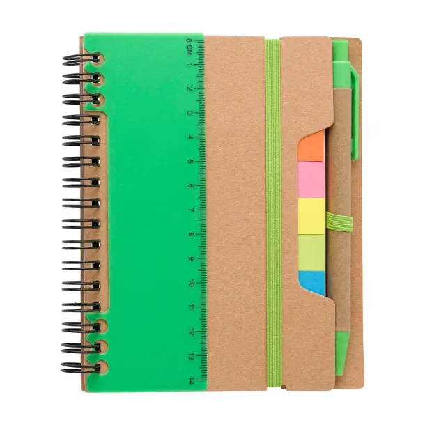  Angela notes od recikliranog papira light green