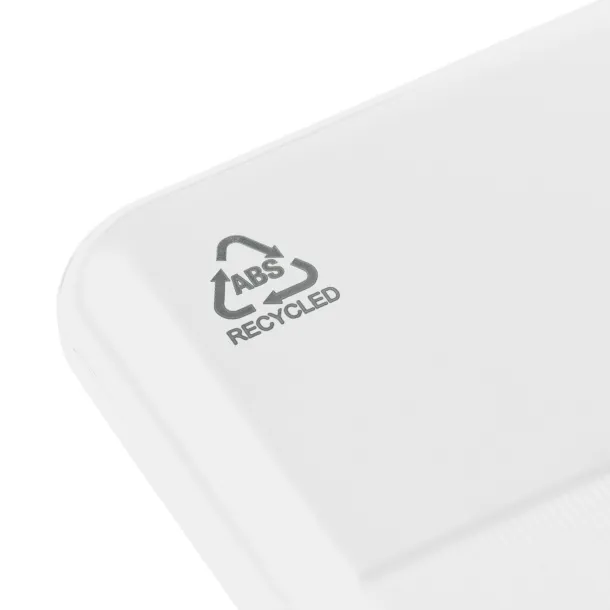  Recycled ABS powerbank Tavi Bijela