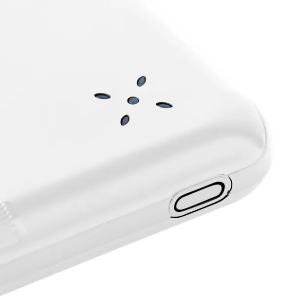  Recycled ABS powerbank Tavi Bijela