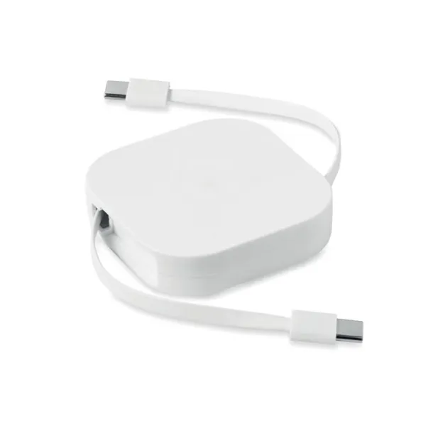 LINEA 100 uvlačivi kabel za punjenje od 100W Bijela