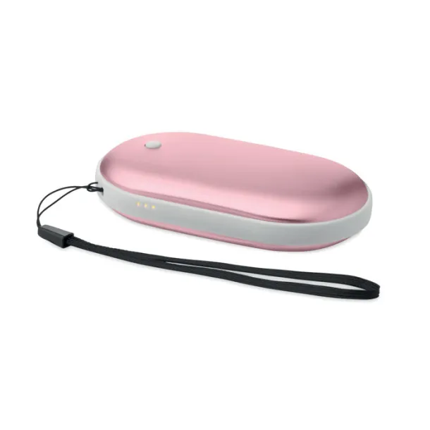 MUKAVA prijenosna baterija s električnim grijačem za ruke, 5.000 mAh Baby Pink