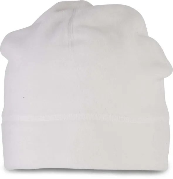  POLAR FLEECE BEANIE - K-UP White