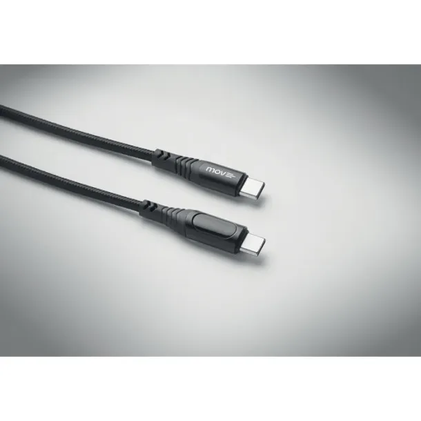 TYPSO 100W charging cable type-C Black