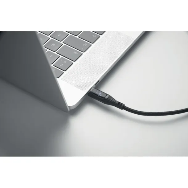 TYPSO USB-C kabel za punjenje snage 100W Crna