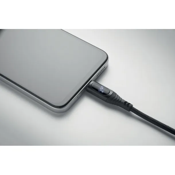 TYPSO USB-C kabel za punjenje snage 100W Crna