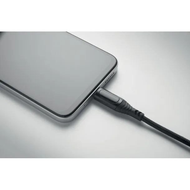 TYPSO USB-C kabel za punjenje snage 100W Crna