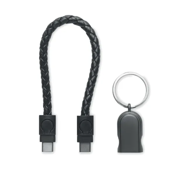 FAULETI LOOP kabel s petljom za ključeve tipa C Crna