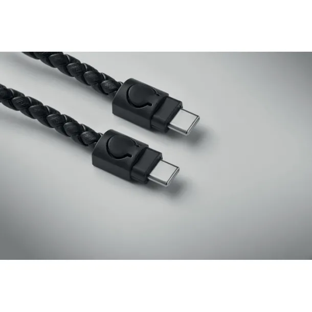 FAULETI LOOP kabel s petljom za ključeve tipa C Crna