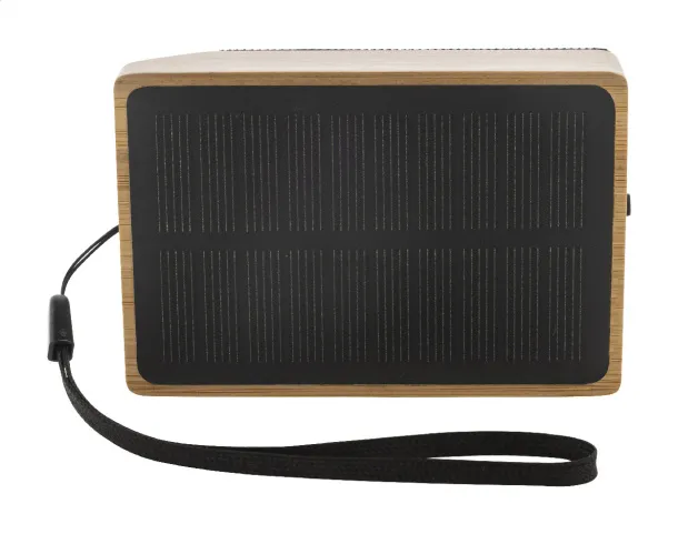 SolBeat solar wireless speaker Black Natural