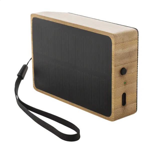 SolBeat solar wireless speaker Black Natural
