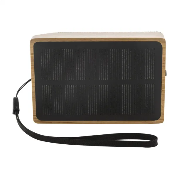 SolBeat solar wireless speaker Black Natural