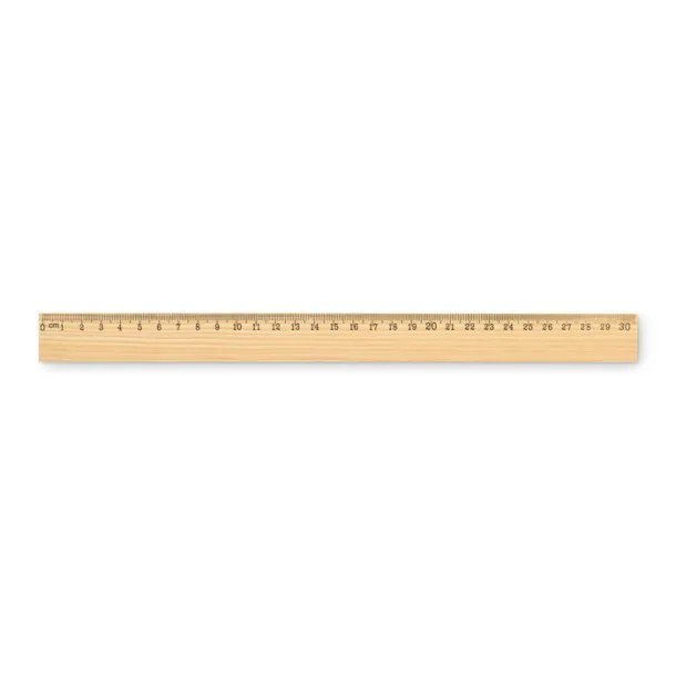 RULER30 Drveno ravnalo, 30 cm Drvo