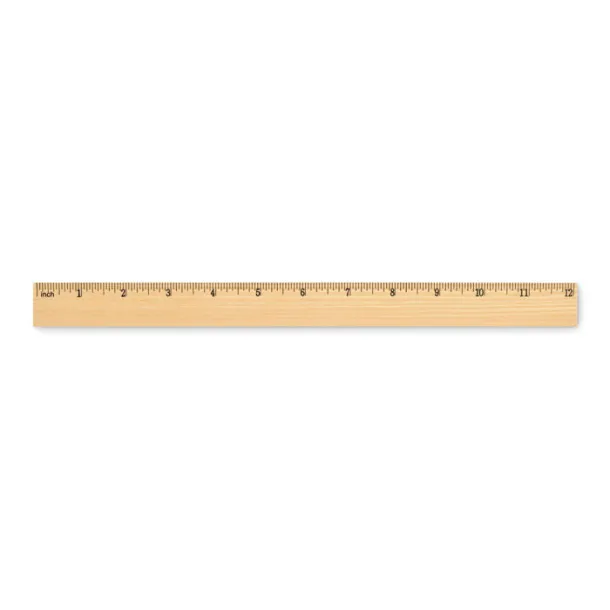 RULER30 Drveno ravnalo, 30 cm Drvo