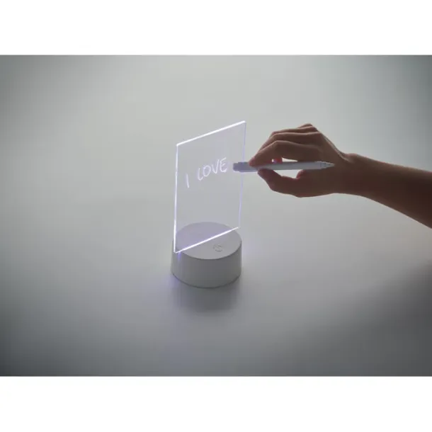 LEDMEMO Light-up LED memo board White