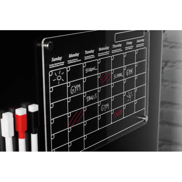 PLANIT Magnetic acrylic planner Transparent