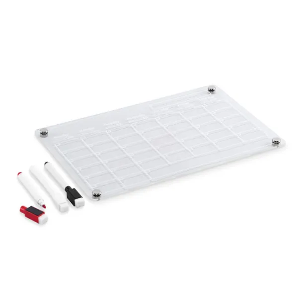 PLANIT magnetni akrilni planer Prozirno