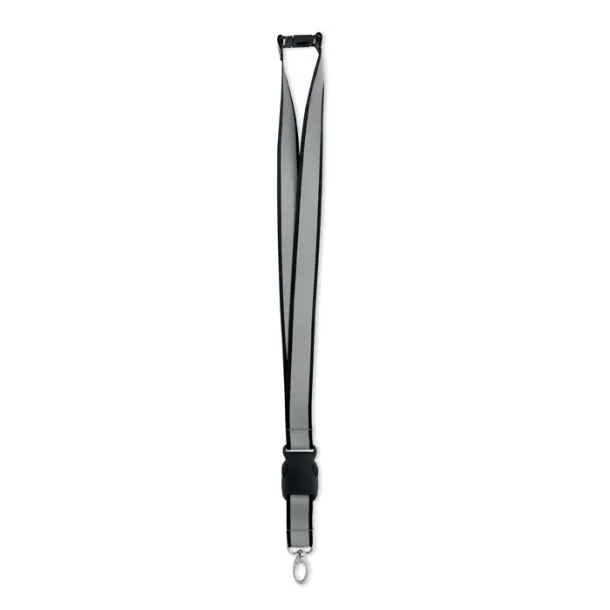 TOSEE Reflective RPET lanyard Black