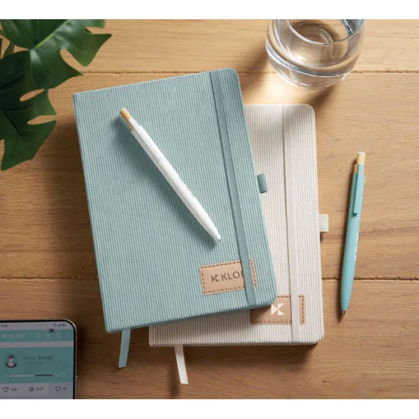 CORDI NOTE A5 notebook hard RPET cover Baby Blue