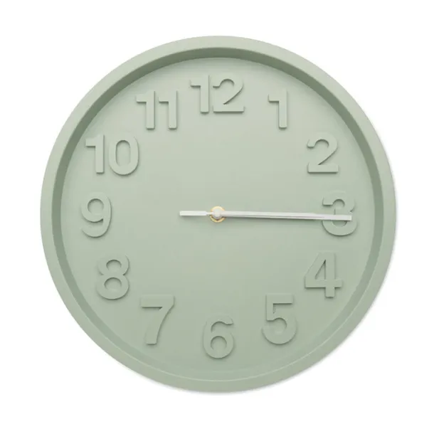 MURO Wall clock in PP Mint Green