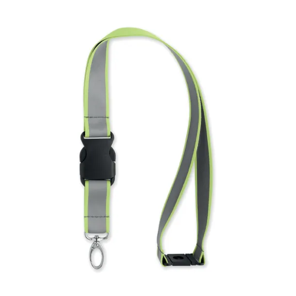 TOSEE Reflective RPET lanyard Neon yellow