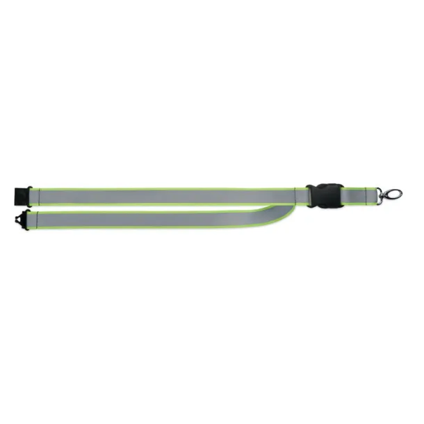 TOSEE Reflective RPET lanyard Neon yellow