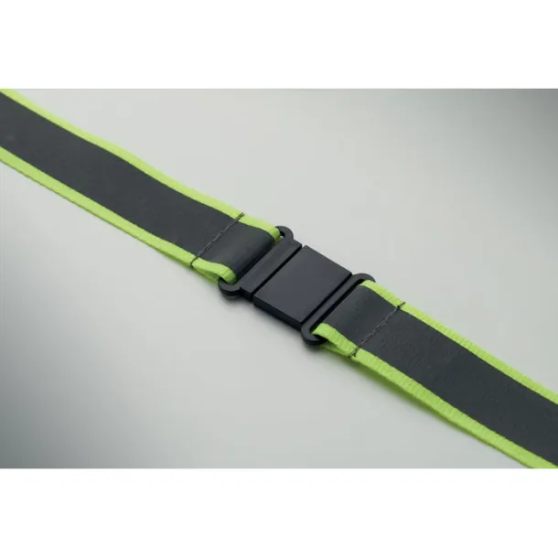 TOSEE Reflective RPET lanyard Neon yellow