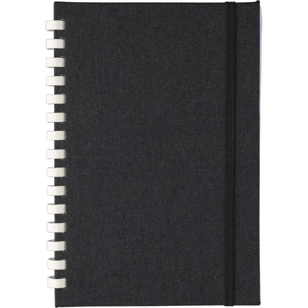  Notes s prošivom, cca A5 Crna