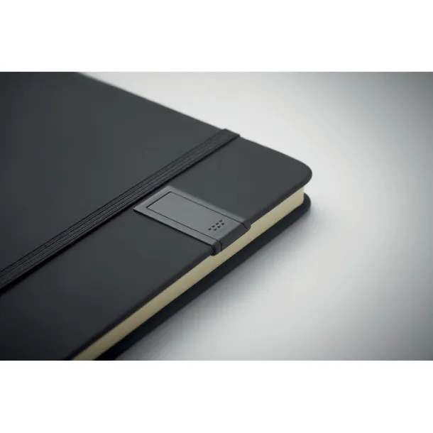 USBNOTE A5 notes s integriranim USB-om Crna