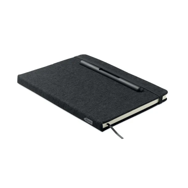 RINBOOK A5 notes s držačem za mobitel Crna