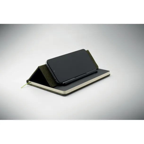 RINBOOK A5 notes s držačem za mobitel Dark Green
