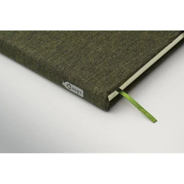 RINBOOK A5 notebook with phone holder Dark Green