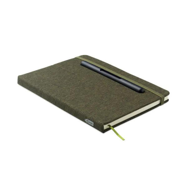 RINBOOK A5 notes s držačem za mobitel Dark Green