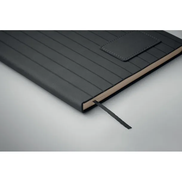 TINTRAY A5 notebook in smokey PU Black
