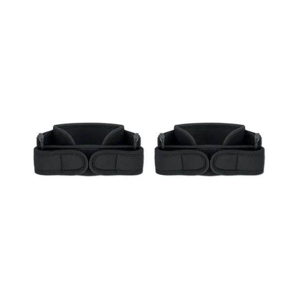 STABIL Set of 2 sports knee support Black