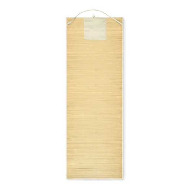 RAFIA Natural straw beach mat Beige