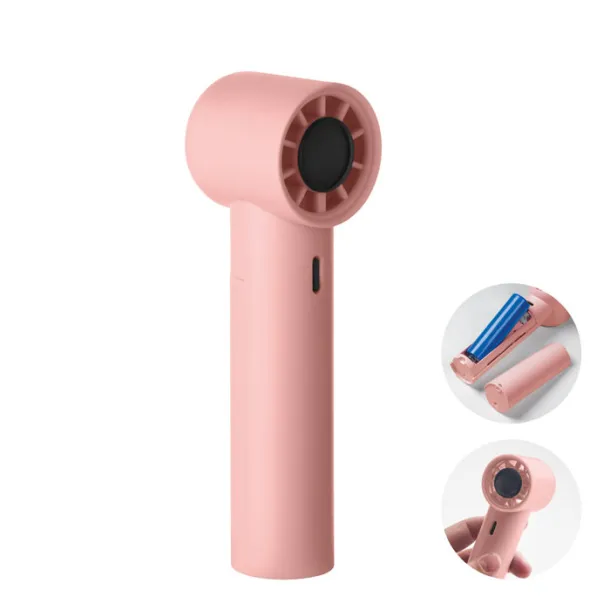 GLACI mini ručni ventilator velike brzine Baby Pink