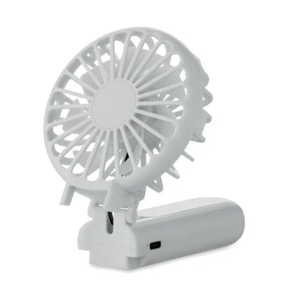 IBERA Portable foldable fan White