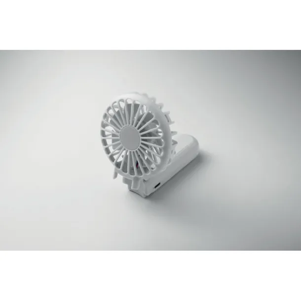 IBERA Portable foldable fan White