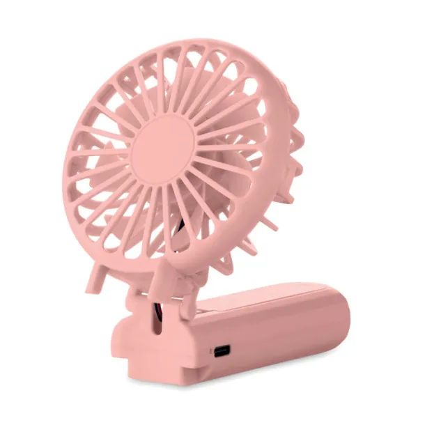 IBERA prijenosni sklopivi ventilator Baby Pink