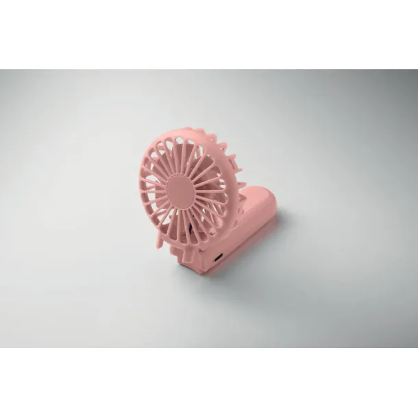 IBERA Portable foldable fan Baby Pink