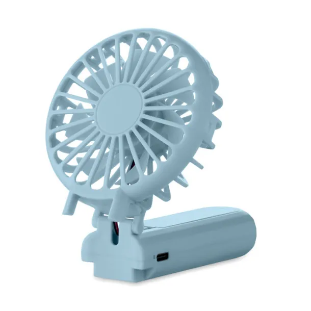 IBERA Portable foldable fan Baby Blue