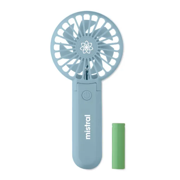 IBERA Portable foldable fan Baby Blue