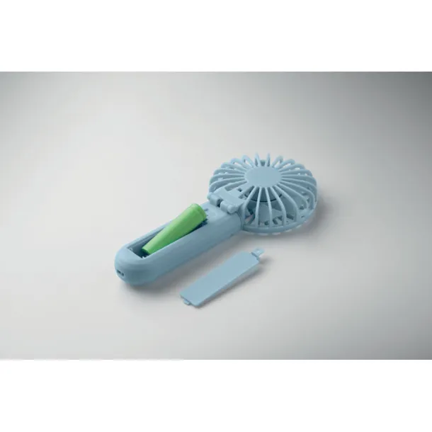IBERA Portable foldable fan Baby Blue