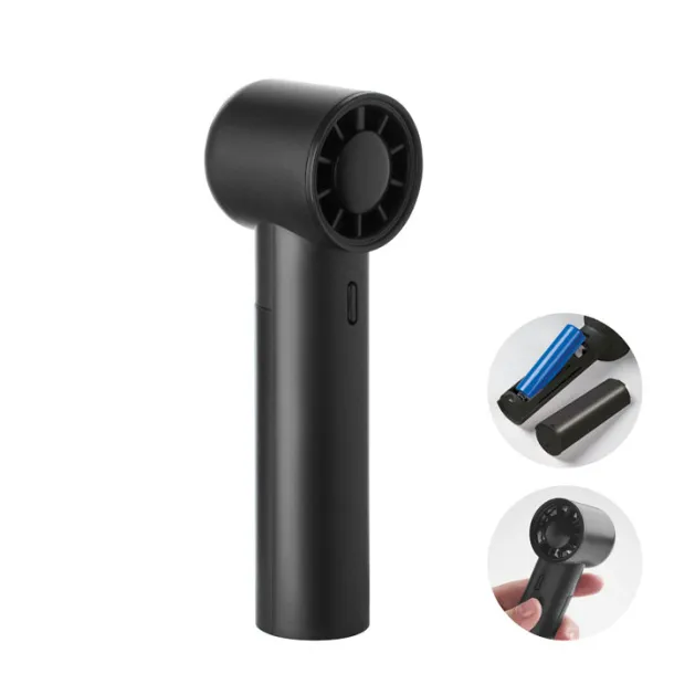 GLACI Mini handheld hi-speed fan Black