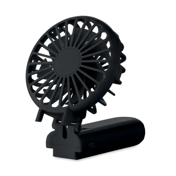 IBERA Portable foldable fan Black