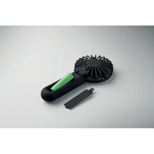 IBERA Portable foldable fan Black